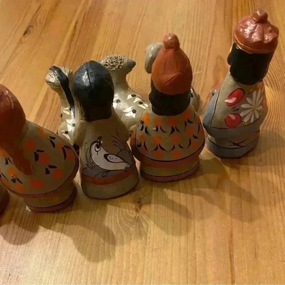 Vintage Hand Crafted Miniature Nativity Set Rustic Folk Art - Picture 6 of 6